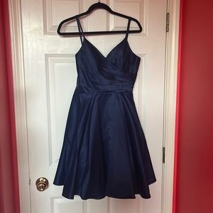 Dark Blue Short Dress